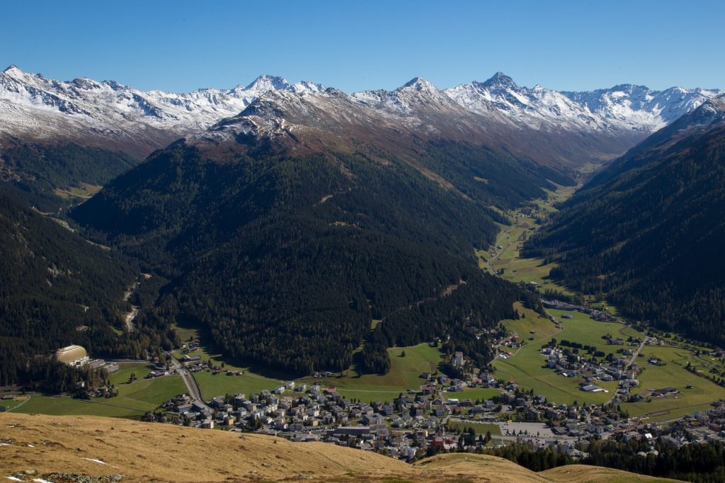 davos, switzerland, landscape